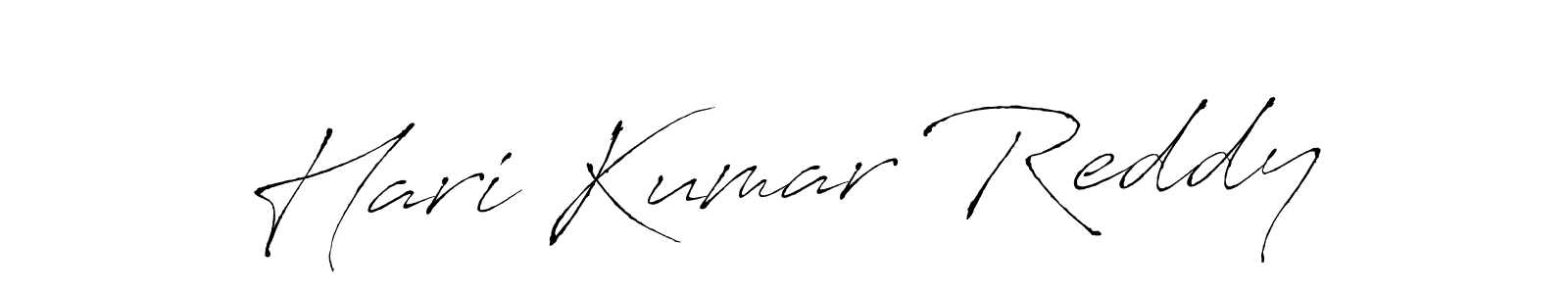 Hari Kumar Reddy stylish signature style. Best Handwritten Sign (Antro_Vectra) for my name. Handwritten Signature Collection Ideas for my name Hari Kumar Reddy. Hari Kumar Reddy signature style 6 images and pictures png