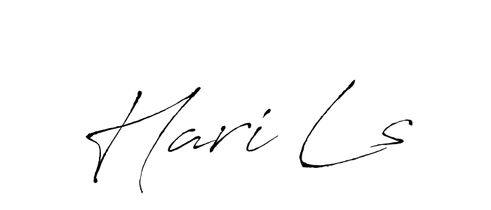 It looks lik you need a new signature style for name Hari Ls. Design unique handwritten (Antro_Vectra) signature with our free signature maker in just a few clicks. Hari Ls signature style 6 images and pictures png