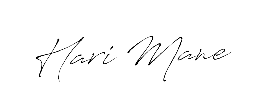Also we have Hari Mane name is the best signature style. Create professional handwritten signature collection using Antro_Vectra autograph style. Hari Mane signature style 6 images and pictures png