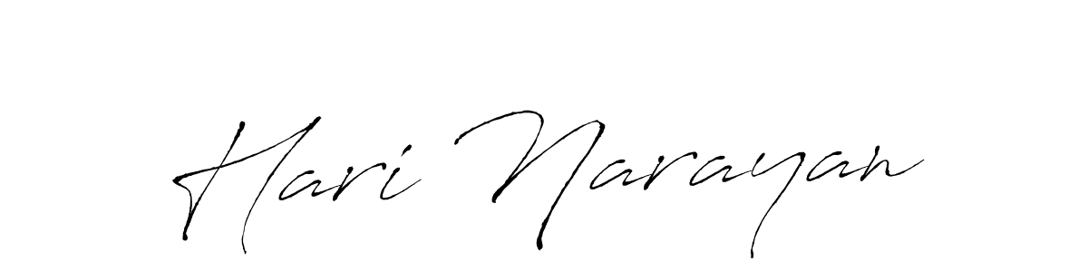 Use a signature maker to create a handwritten signature online. With this signature software, you can design (Antro_Vectra) your own signature for name Hari Narayan. Hari Narayan signature style 6 images and pictures png