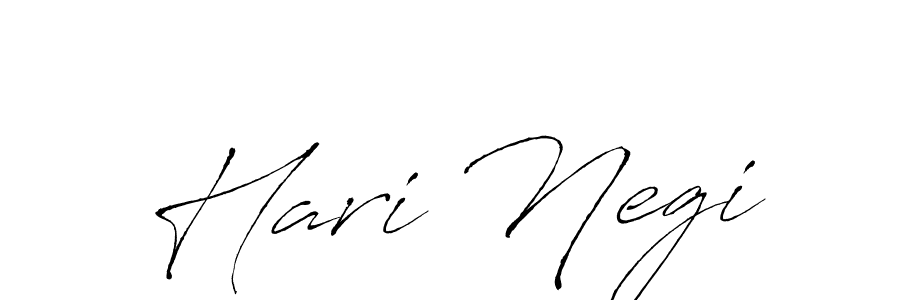 Make a beautiful signature design for name Hari Negi. With this signature (Antro_Vectra) style, you can create a handwritten signature for free. Hari Negi signature style 6 images and pictures png