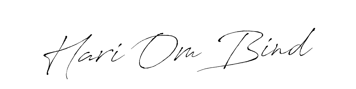 You should practise on your own different ways (Antro_Vectra) to write your name (Hari Om Bind) in signature. don't let someone else do it for you. Hari Om Bind signature style 6 images and pictures png