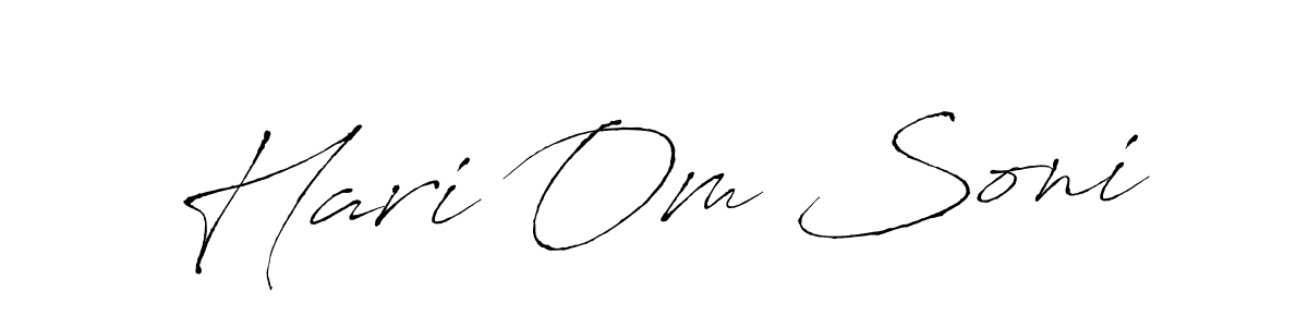 How to Draw Hari Om Soni signature style? Antro_Vectra is a latest design signature styles for name Hari Om Soni. Hari Om Soni signature style 6 images and pictures png