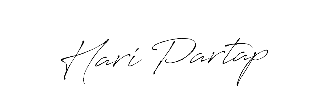 Create a beautiful signature design for name Hari Partap. With this signature (Antro_Vectra) fonts, you can make a handwritten signature for free. Hari Partap signature style 6 images and pictures png