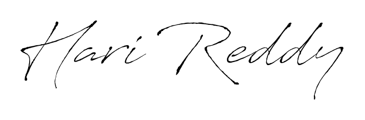 The best way (Antro_Vectra) to make a short signature is to pick only two or three words in your name. For converting this name Hari Reddy. Hari Reddy signature style 6 images and pictures png