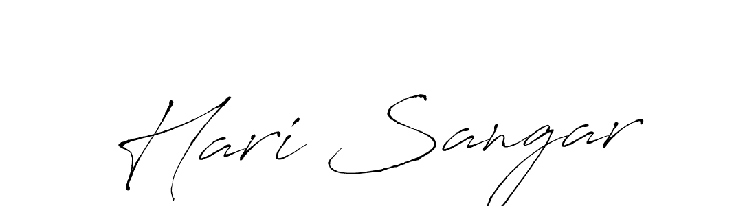 How to make Hari Sangar name signature. Use Antro_Vectra style for creating short signs online. This is the latest handwritten sign. Hari Sangar signature style 6 images and pictures png