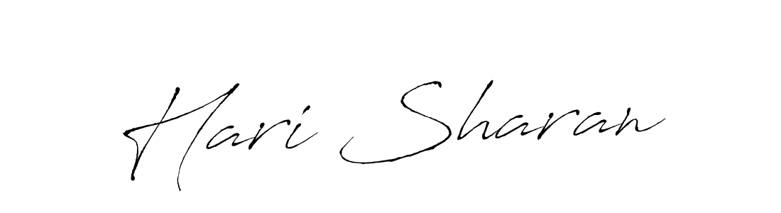 Use a signature maker to create a handwritten signature online. With this signature software, you can design (Antro_Vectra) your own signature for name Hari Sharan. Hari Sharan signature style 6 images and pictures png