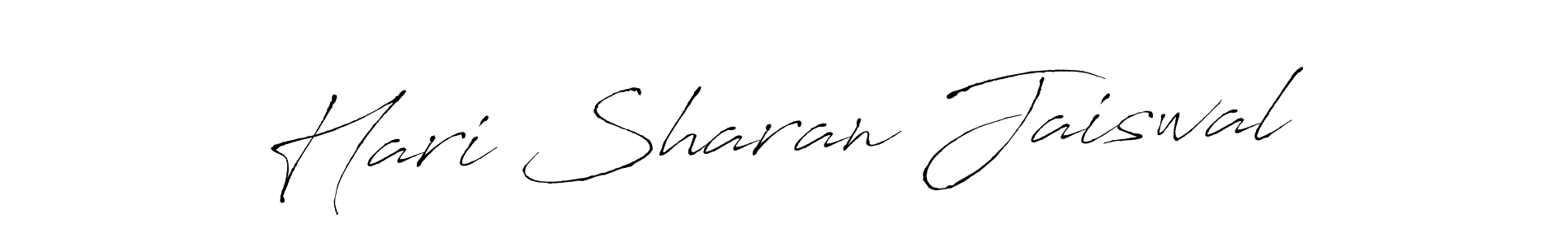 Similarly Antro_Vectra is the best handwritten signature design. Signature creator online .You can use it as an online autograph creator for name Hari Sharan Jaiswal. Hari Sharan Jaiswal signature style 6 images and pictures png