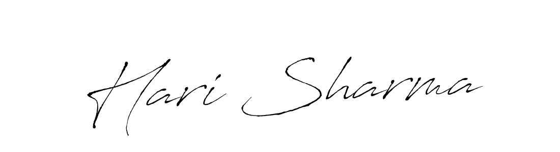 Use a signature maker to create a handwritten signature online. With this signature software, you can design (Antro_Vectra) your own signature for name Hari Sharma. Hari Sharma signature style 6 images and pictures png