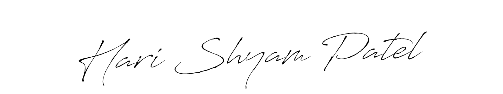 Also You can easily find your signature by using the search form. We will create Hari Shyam Patel name handwritten signature images for you free of cost using Antro_Vectra sign style. Hari Shyam Patel signature style 6 images and pictures png