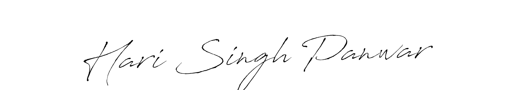 Create a beautiful signature design for name Hari Singh Panwar. With this signature (Antro_Vectra) fonts, you can make a handwritten signature for free. Hari Singh Panwar signature style 6 images and pictures png