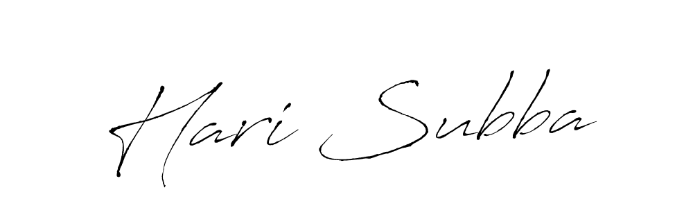 How to make Hari Subba signature? Antro_Vectra is a professional autograph style. Create handwritten signature for Hari Subba name. Hari Subba signature style 6 images and pictures png