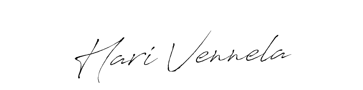 You should practise on your own different ways (Antro_Vectra) to write your name (Hari Vennela) in signature. don't let someone else do it for you. Hari Vennela signature style 6 images and pictures png