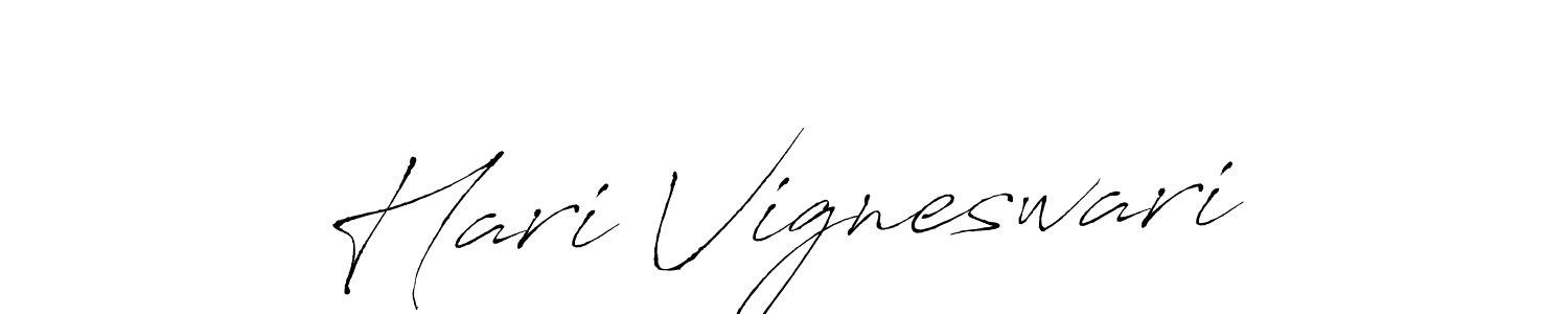 Make a beautiful signature design for name Hari Vigneswari. With this signature (Antro_Vectra) style, you can create a handwritten signature for free. Hari Vigneswari signature style 6 images and pictures png