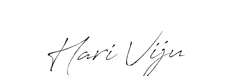 How to make Hari Viju signature? Antro_Vectra is a professional autograph style. Create handwritten signature for Hari Viju name. Hari Viju signature style 6 images and pictures png