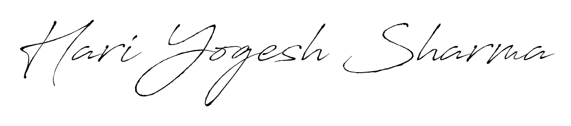 A classic penmanship look for Hari Yogesh Sharma. The Antro_Vectra font brings timeless elegance and confidence to every signed document. Hari Yogesh Sharma signature style 6 images and pictures png