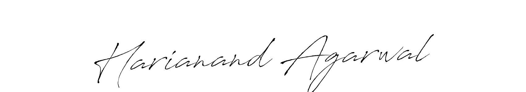 Make a beautiful signature design for name Harianand Agarwal. Use this online signature maker to create a handwritten signature for free. Harianand Agarwal signature style 6 images and pictures png