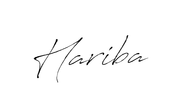 How to make Hariba name signature. Use Antro_Vectra style for creating short signs online. This is the latest handwritten sign. Hariba signature style 6 images and pictures png