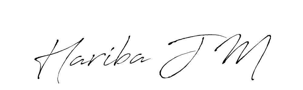 This is the best signature style for the Hariba J M name. Also you like these signature font (Antro_Vectra). Mix name signature. Hariba J M signature style 6 images and pictures png