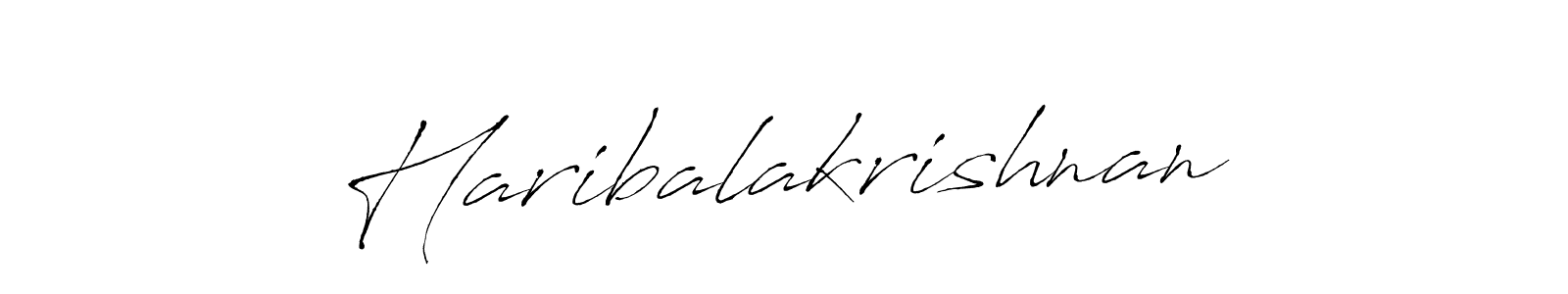 How to make Haribalakrishnan signature? Antro_Vectra is a professional autograph style. Create handwritten signature for Haribalakrishnan name. Haribalakrishnan signature style 6 images and pictures png