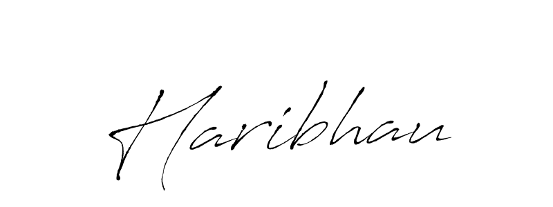 How to make Haribhau signature? Antro_Vectra is a professional autograph style. Create handwritten signature for Haribhau name. Haribhau signature style 6 images and pictures png