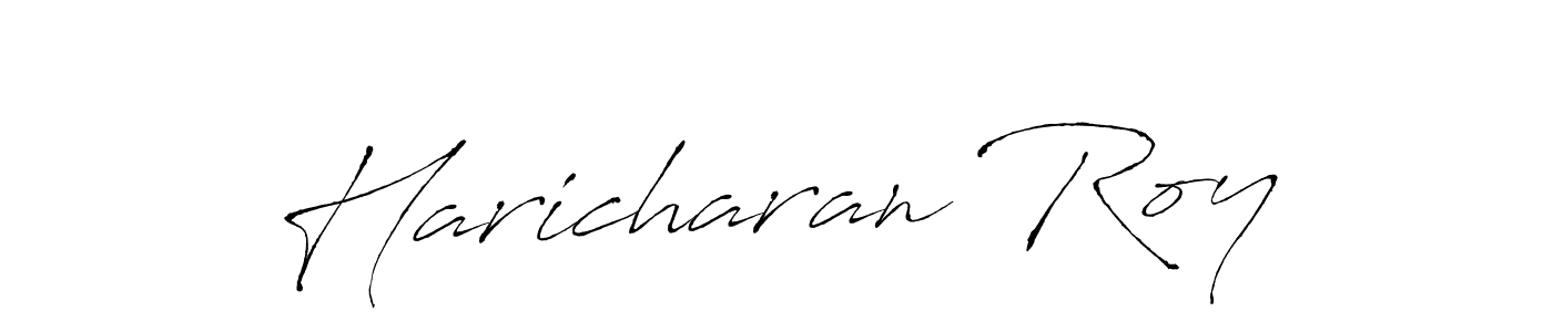 Also You can easily find your signature by using the search form. We will create Haricharan Roy name handwritten signature images for you free of cost using Antro_Vectra sign style. Haricharan Roy signature style 6 images and pictures png