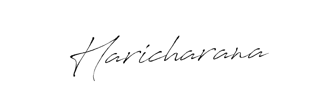 You should practise on your own different ways (Antro_Vectra) to write your name (Haricharana) in signature. don't let someone else do it for you. Haricharana signature style 6 images and pictures png