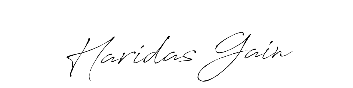 Use a signature maker to create a handwritten signature online. With this signature software, you can design (Antro_Vectra) your own signature for name Haridas Gain. Haridas Gain signature style 6 images and pictures png