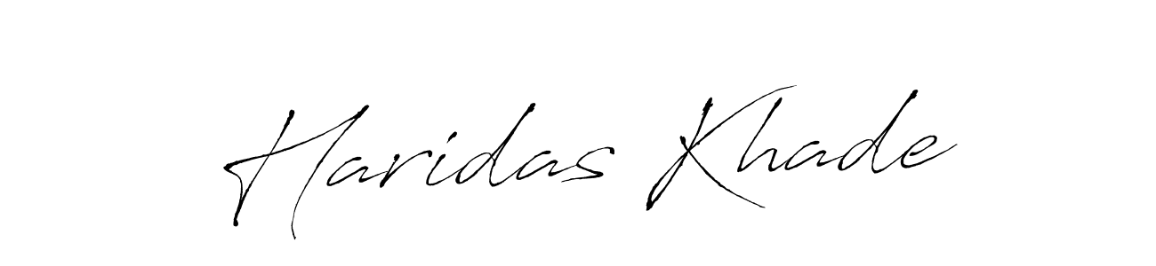 How to make Haridas Khade signature? Antro_Vectra is a professional autograph style. Create handwritten signature for Haridas Khade name. Haridas Khade signature style 6 images and pictures png