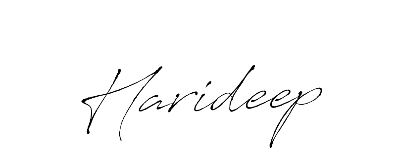 How to make Harideep name signature. Use Antro_Vectra style for creating short signs online. This is the latest handwritten sign. Harideep signature style 6 images and pictures png