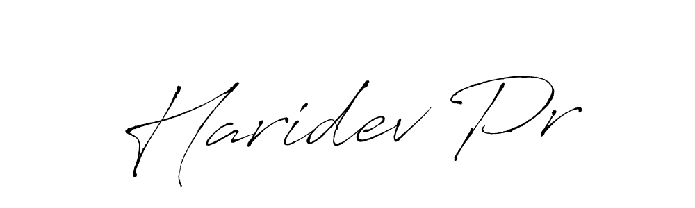 Similarly Antro_Vectra is the best handwritten signature design. Signature creator online .You can use it as an online autograph creator for name Haridev Pr. Haridev Pr signature style 6 images and pictures png