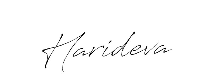 You should practise on your own different ways (Antro_Vectra) to write your name (Harideva) in signature. don't let someone else do it for you. Harideva signature style 6 images and pictures png