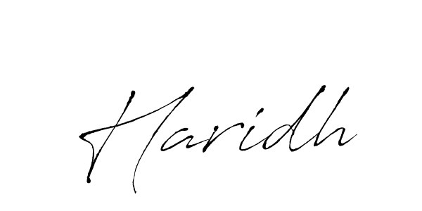 The best way (Antro_Vectra) to make a short signature is to pick only two or three words in your name. The name Haridh include a total of six letters. For converting this name. Haridh signature style 6 images and pictures png