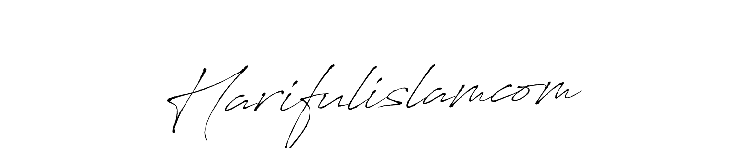 The best way (Antro_Vectra) to make a short signature is to pick only two or three words in your name. The name Harifulislamcom include a total of six letters. For converting this name. Harifulislamcom signature style 6 images and pictures png