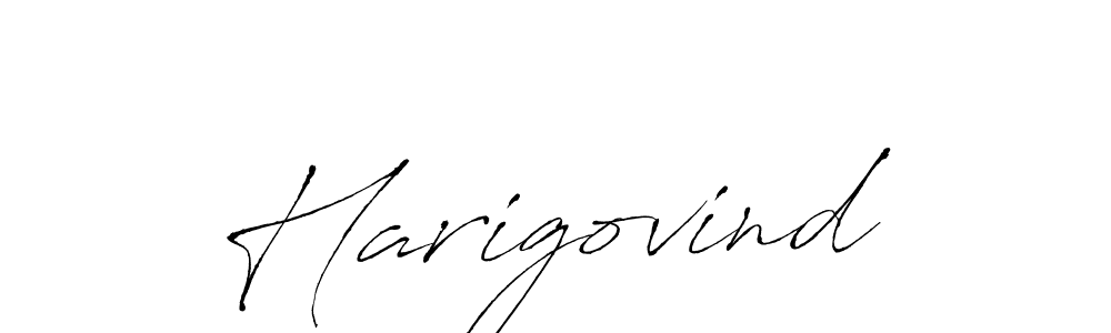 How to make Harigovind signature? Antro_Vectra is a professional autograph style. Create handwritten signature for Harigovind name. Harigovind signature style 6 images and pictures png