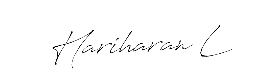 You can use this online signature creator to create a handwritten signature for the name Hariharan L. This is the best online autograph maker. Hariharan L signature style 6 images and pictures png