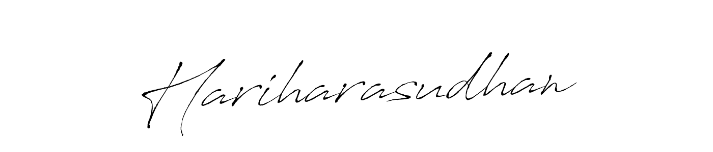 Make a beautiful signature design for name Hariharasudhan. With this signature (Antro_Vectra) style, you can create a handwritten signature for free. Hariharasudhan signature style 6 images and pictures png