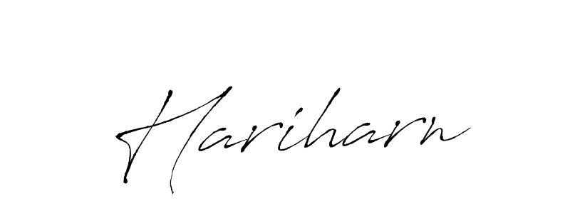 You should practise on your own different ways (Antro_Vectra) to write your name (Hariharn) in signature. don't let someone else do it for you. Hariharn signature style 6 images and pictures png