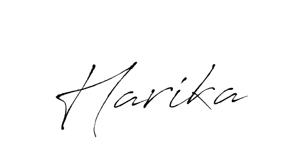 How to make Harika signature? Antro_Vectra is a professional autograph style. Create handwritten signature for Harika name. Harika signature style 6 images and pictures png