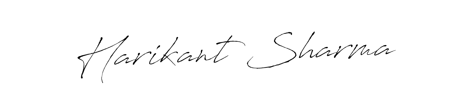 It looks lik you need a new signature style for name Harikant Sharma. Design unique handwritten (Antro_Vectra) signature with our free signature maker in just a few clicks. Harikant Sharma signature style 6 images and pictures png