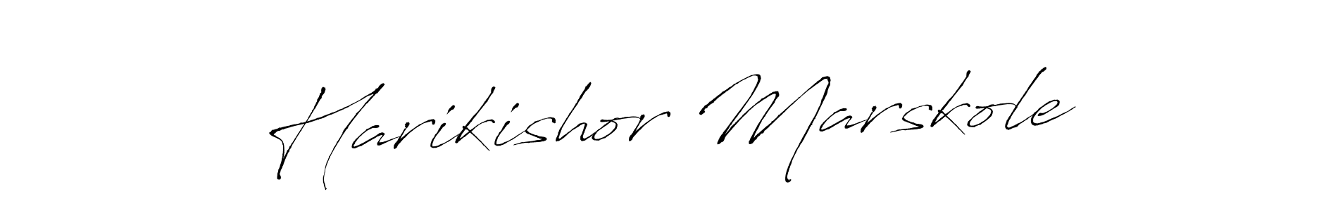 Use a signature maker to create a handwritten signature online. With this signature software, you can design (Antro_Vectra) your own signature for name Harikishor Marskole. Harikishor Marskole signature style 6 images and pictures png