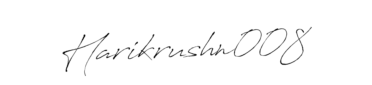 Also You can easily find your signature by using the search form. We will create Harikrushn008 name handwritten signature images for you free of cost using Antro_Vectra sign style. Harikrushn008 signature style 6 images and pictures png