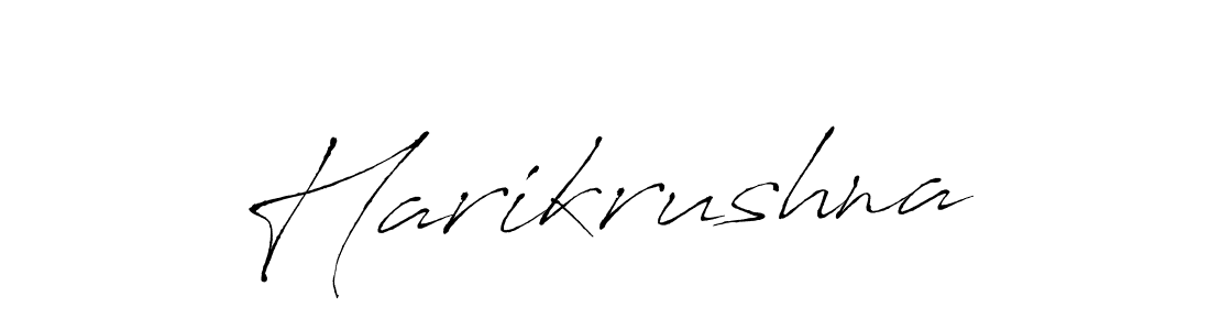 Design your own signature with our free online signature maker. With this signature software, you can create a handwritten (Antro_Vectra) signature for name Harikrushna. Harikrushna signature style 6 images and pictures png