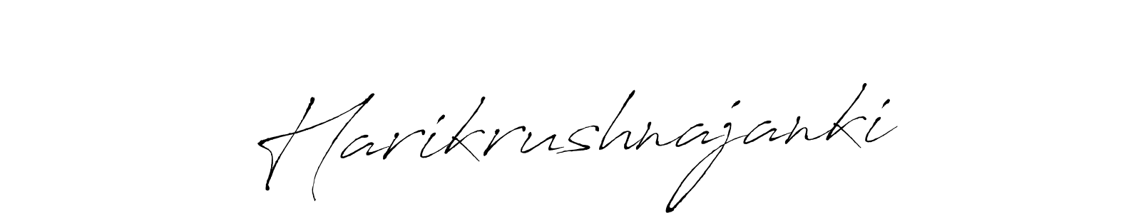 Similarly Antro_Vectra is the best handwritten signature design. Signature creator online .You can use it as an online autograph creator for name Harikrushnajanki. Harikrushnajanki signature style 6 images and pictures png