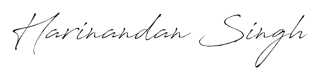 Personalize your online presence with Harinandan Singh signature rendered in elegant Antro_Vectra font. Great for website footers and blogs. Harinandan Singh signature style 6 images and pictures png