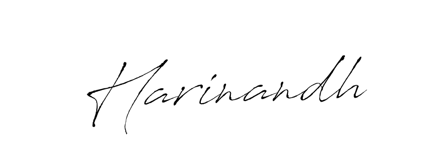 Design your own signature with our free online signature maker. With this signature software, you can create a handwritten (Antro_Vectra) signature for name Harinandh. Harinandh signature style 6 images and pictures png