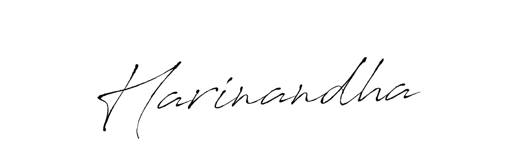 Design your own signature with our free online signature maker. With this signature software, you can create a handwritten (Antro_Vectra) signature for name Harinandha. Harinandha signature style 6 images and pictures png