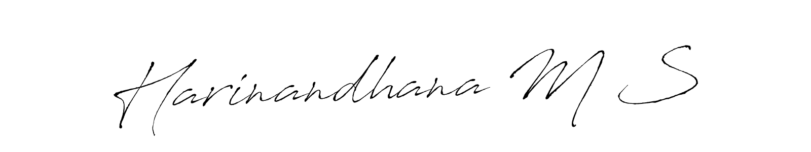 Best and Professional Signature Style for Harinandhana M S. Antro_Vectra Best Signature Style Collection. Harinandhana M S signature style 6 images and pictures png