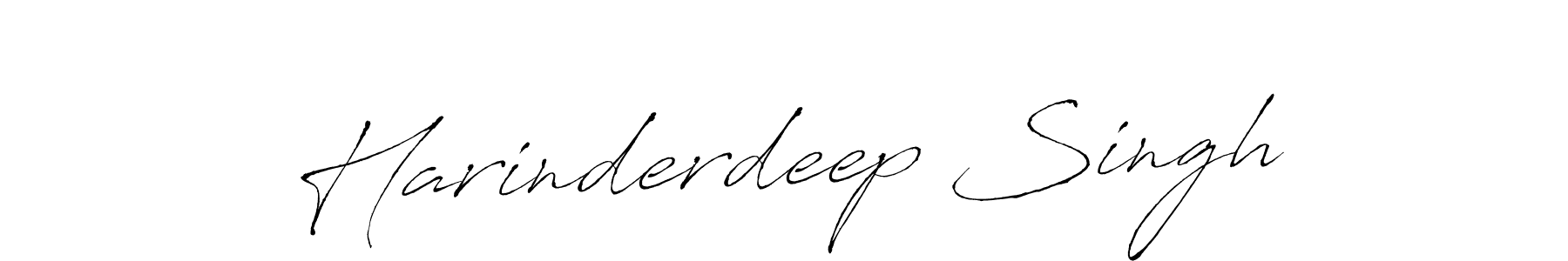 Make a beautiful signature design for name Harinderdeep Singh. With this signature (Antro_Vectra) style, you can create a handwritten signature for free. Harinderdeep Singh signature style 6 images and pictures png