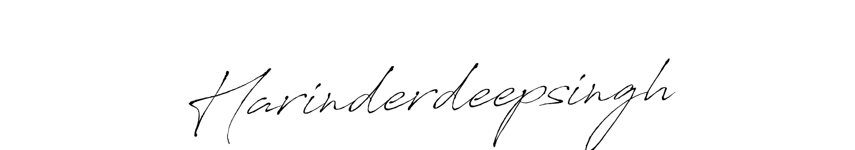 Design your own signature with our free online signature maker. With this signature software, you can create a handwritten (Antro_Vectra) signature for name Harinderdeepsingh. Harinderdeepsingh signature style 6 images and pictures png